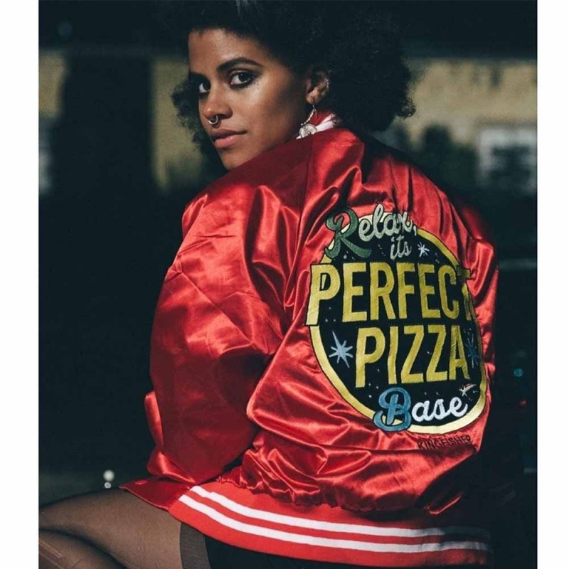 Zazie Beetz Slice Astrid Red Jacket Zazie Beetz Slice Astrid Red Jacket