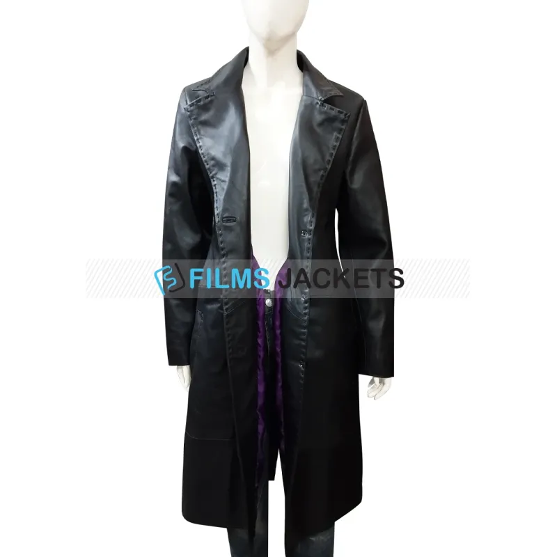 Zoe Kravitz High Fidelity Black Leather Coat Zoe Kravitz High Fidelity Black Leather Coat