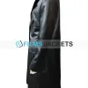 Zoe Kravitz High Fidelity Black Leather Coat