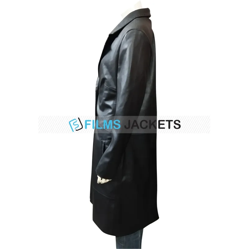 Zoe Kravitz High Fidelity Black Leather Coat Zoe Kravitz High Fidelity Black Leather Coat
