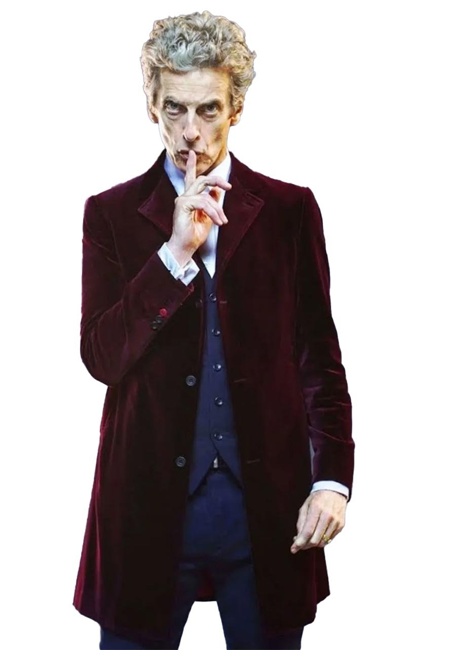 12th Doctor Red Velvet Coat