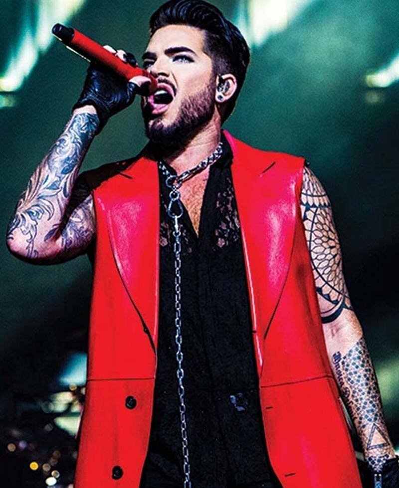 Adam Lambert Concert 2019 Red Coat