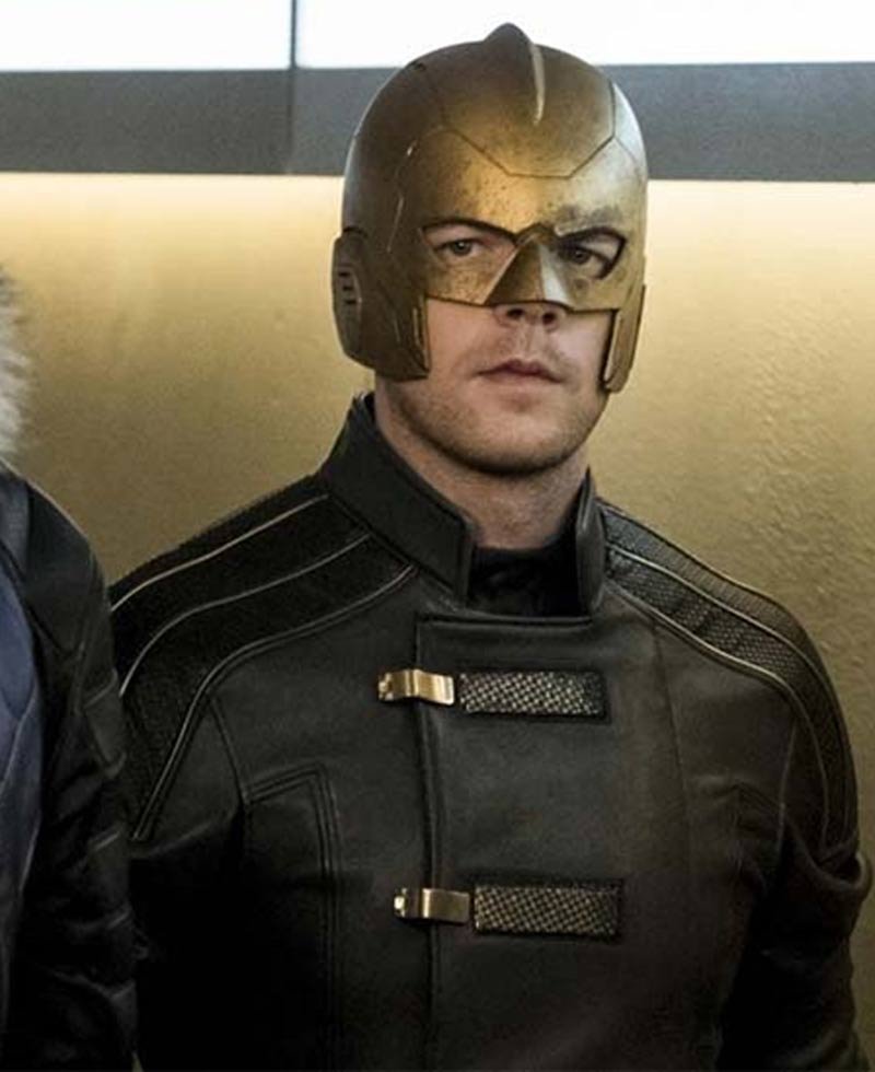 Crisis On Earth X Russell Tovey Leather Jacket