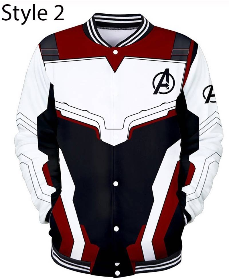 Avengers Endgame Quantum Realm Letterman Jacket