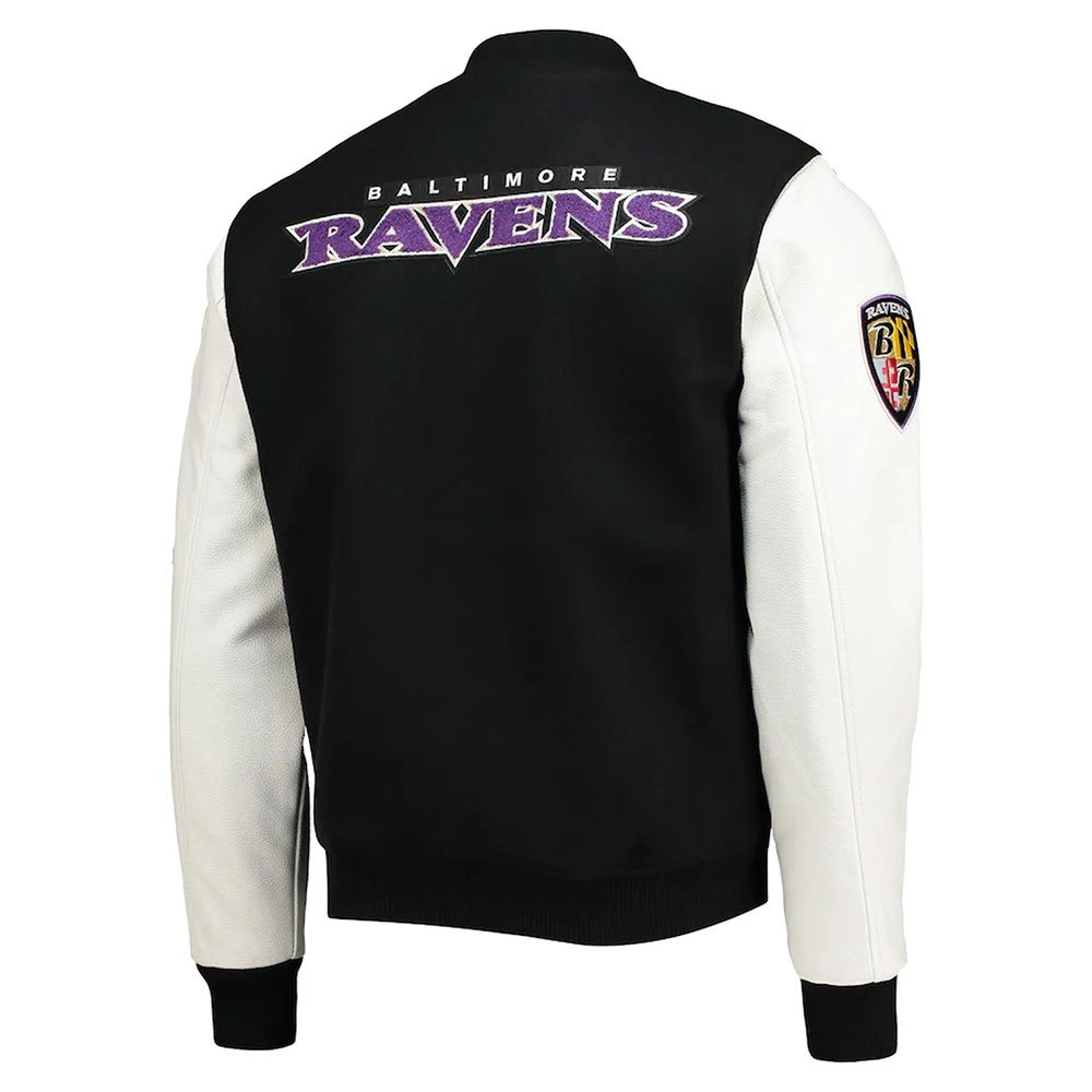 Baltimore Ravens Logo Varsity Jacket