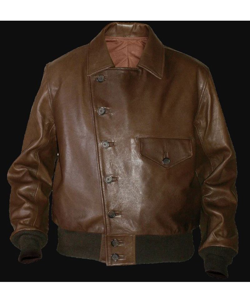 Barnstormer Brown Leather Jacket