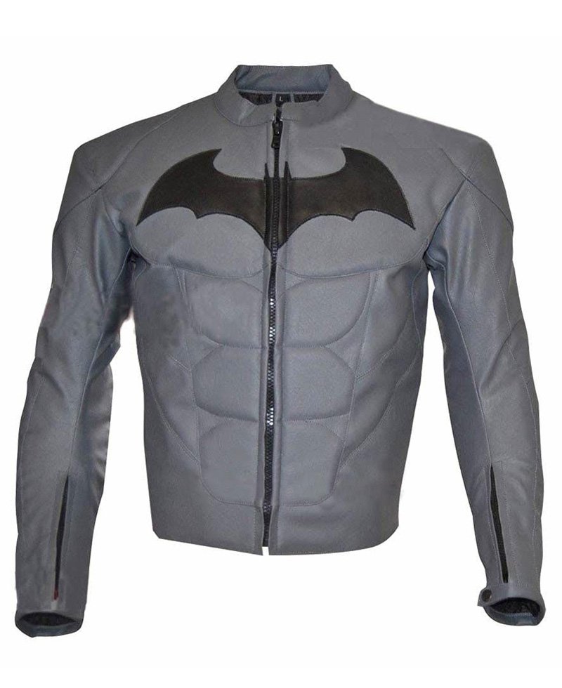 Batman Arkham Knight Game Batman Grey Leather Jacket
