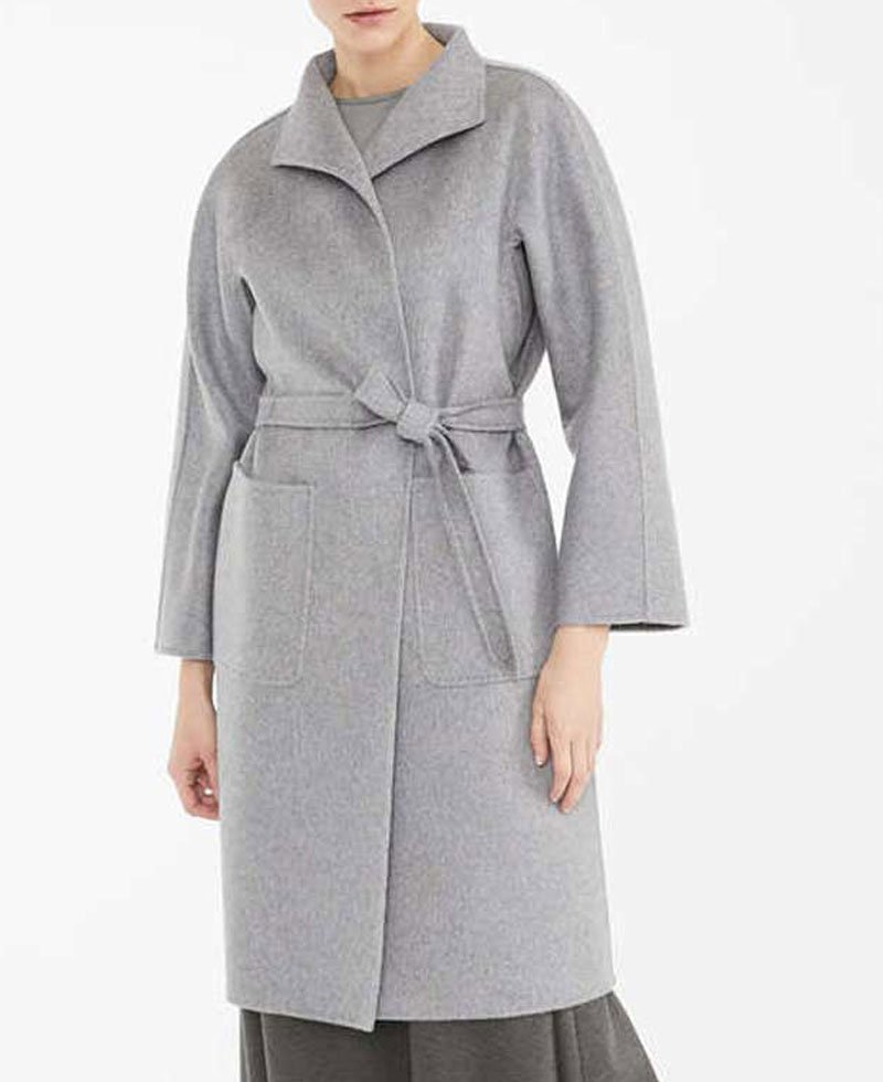 Finding Alice Keeley Hawes Wool Coat