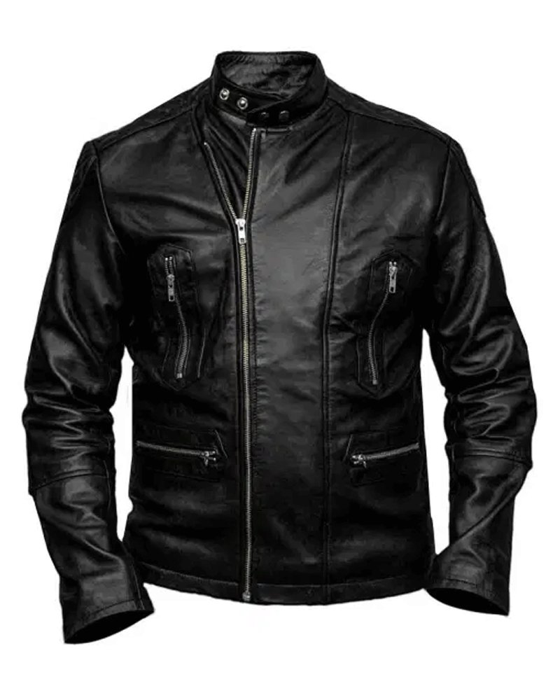 Slim Fit Street Style Brant Daugherty Leather Jacket