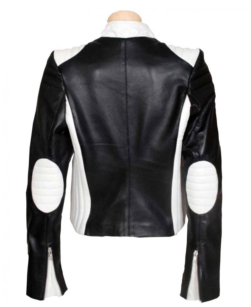 Blonde Ambition Jessica Simpson Motorcycle Leather Jacket
