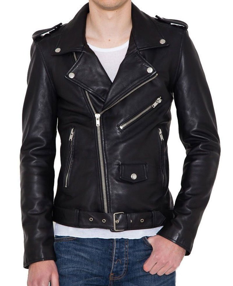 Break Even James Callis Black Leather Jacket