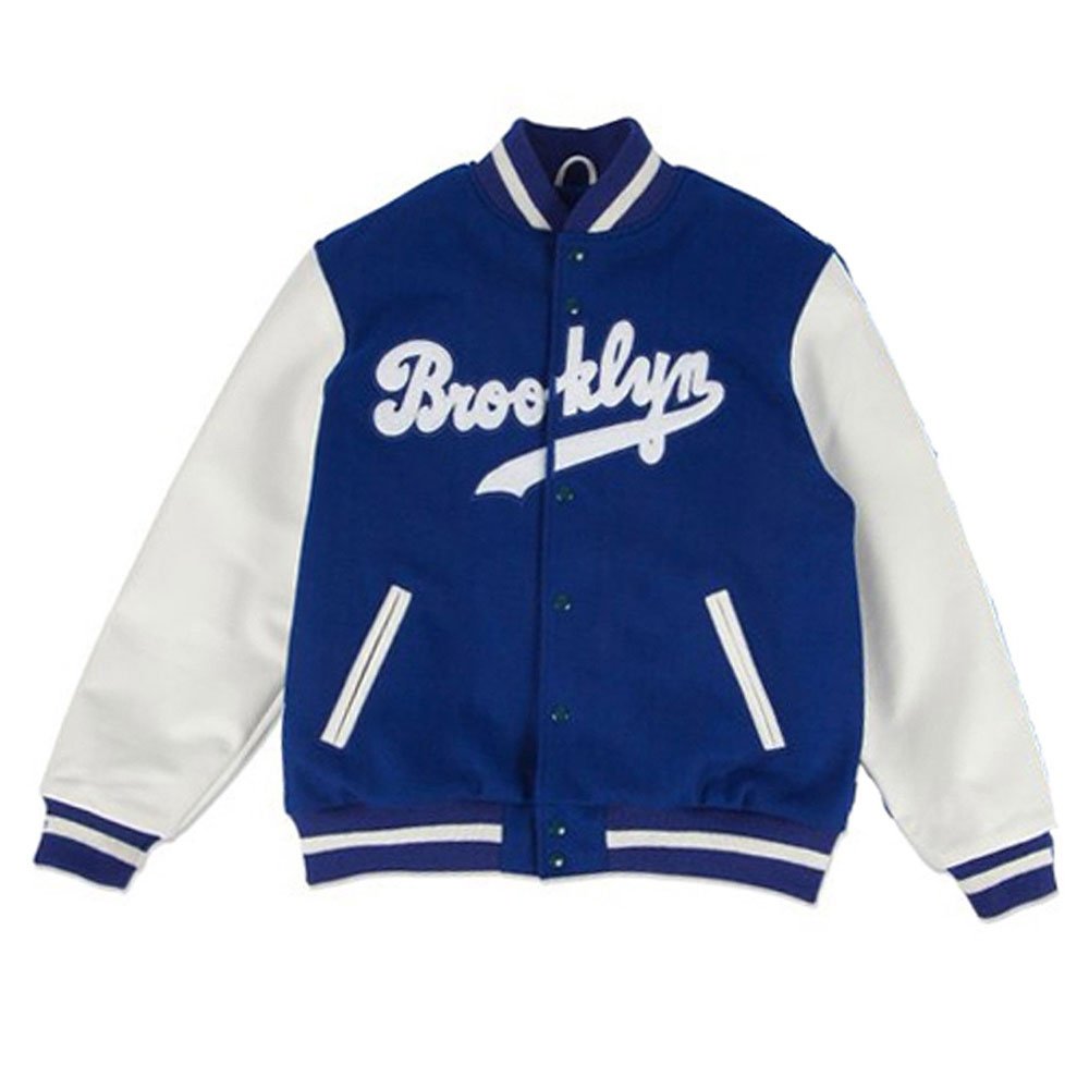 Brooklyn Dodgers Blue and White Jacket