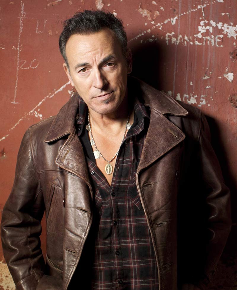 Bruce Springsteen Brown Leather Coat