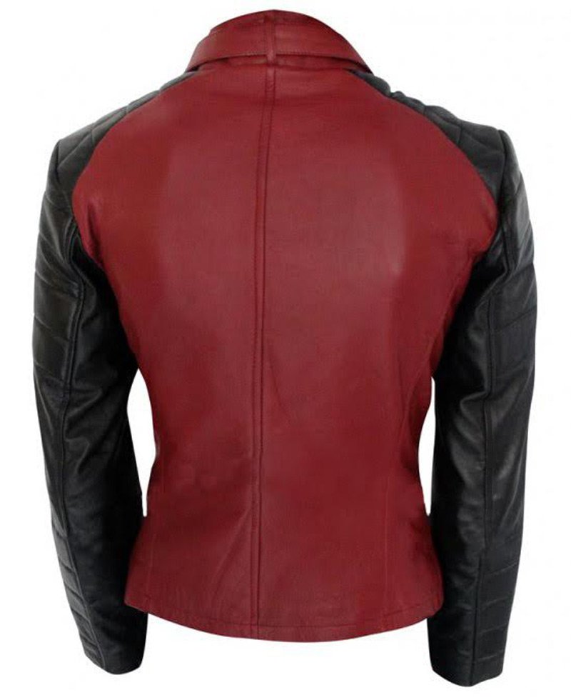 Catherine Chandler Beauty and The Beast Red Leather Jacket