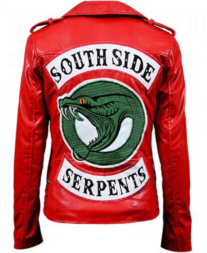 Southside Serpents Cheryl Blossom Red Leather Jacket