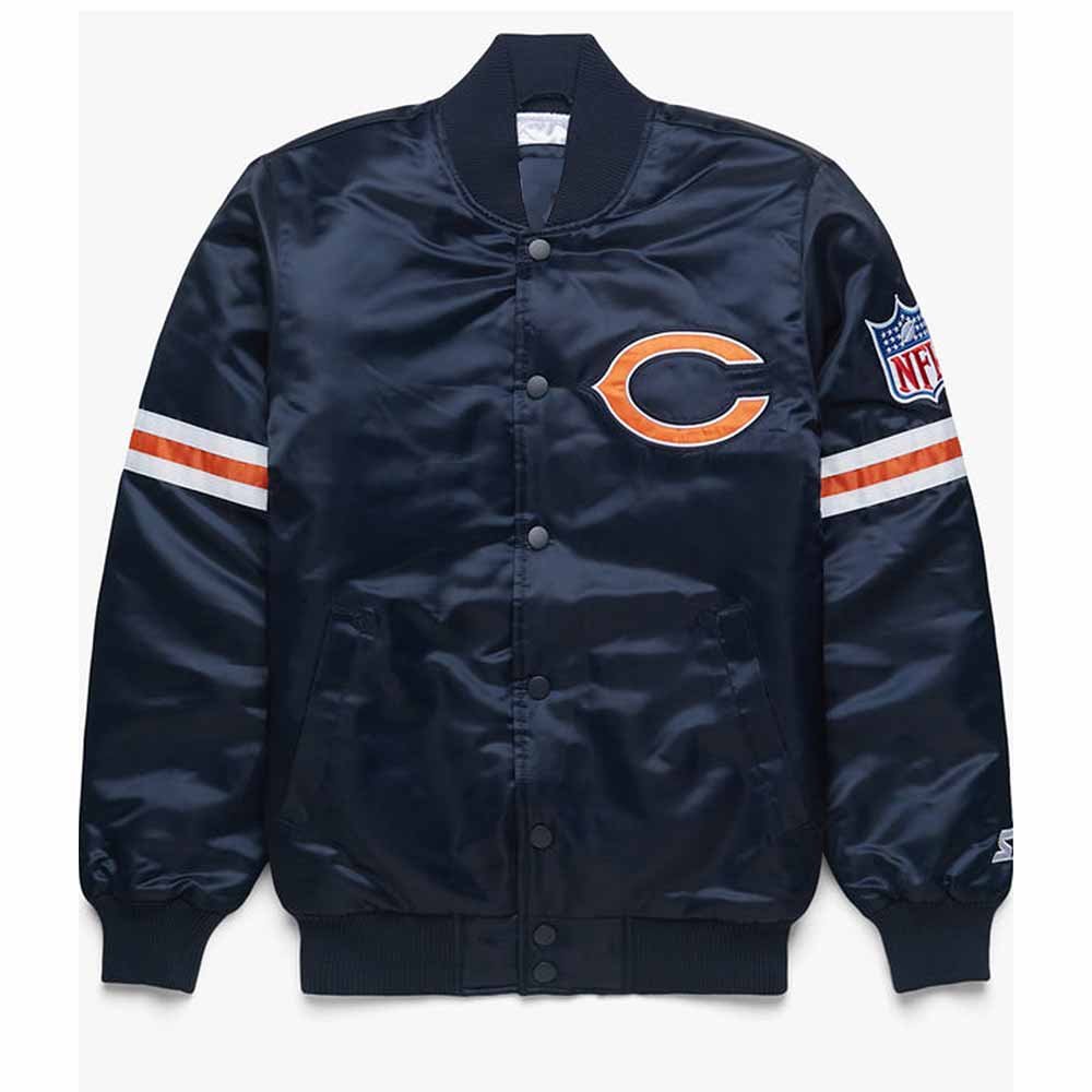 Chicago Bears Navy Blue Jacket