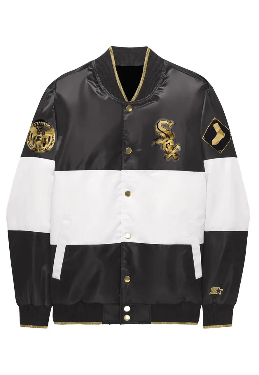 Chicago White Sox Satin Varsity Jacket