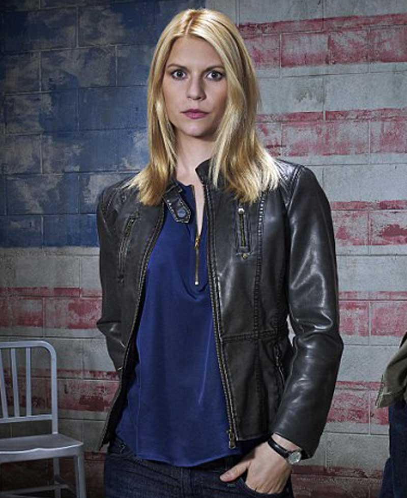 claire danes spiderman claire danes homeland carrie mathison black leather jacket claire danes spiderman claire danes homeland carrie mathison black leather jacket