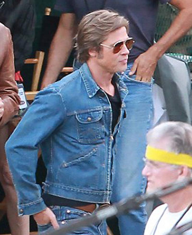 Once Upon a Time in Hollywood Brad Pitt Jean Jacket