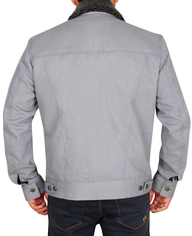 Riverdale Jughead Jones Grey Jacket with Fur Collar