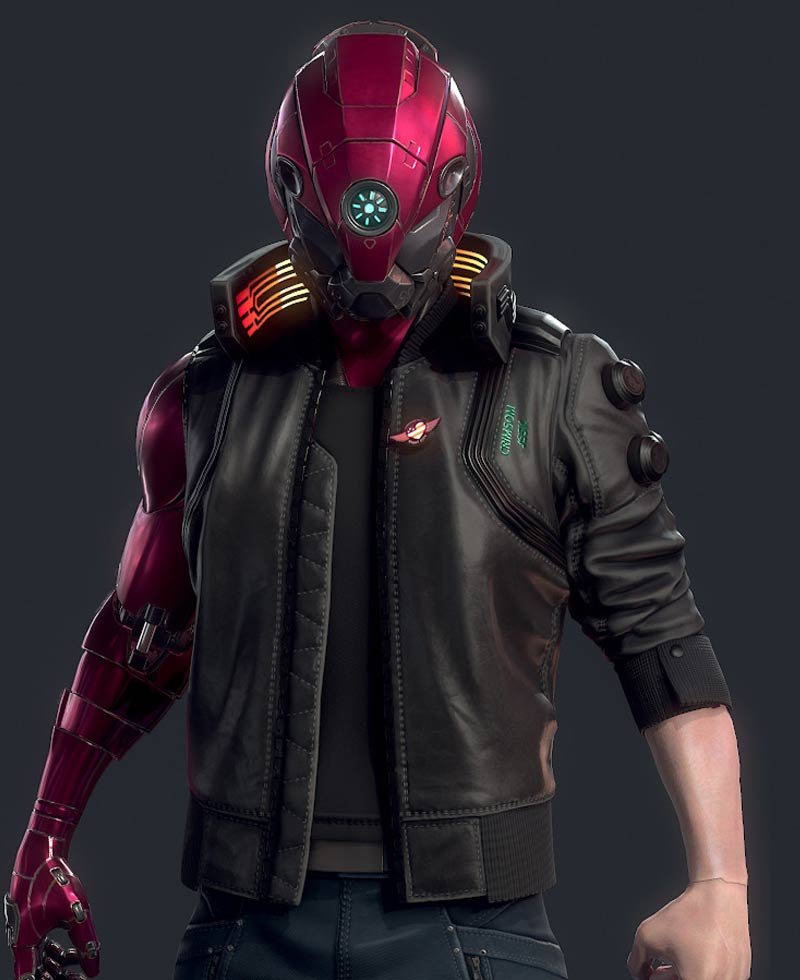 Cyberpunk 2077 Night City Dreamer Bomber Leather Jacket