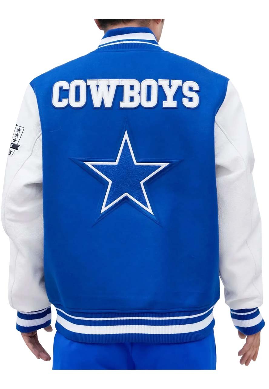 Dallas Cowboys Blue Varsity Jacket