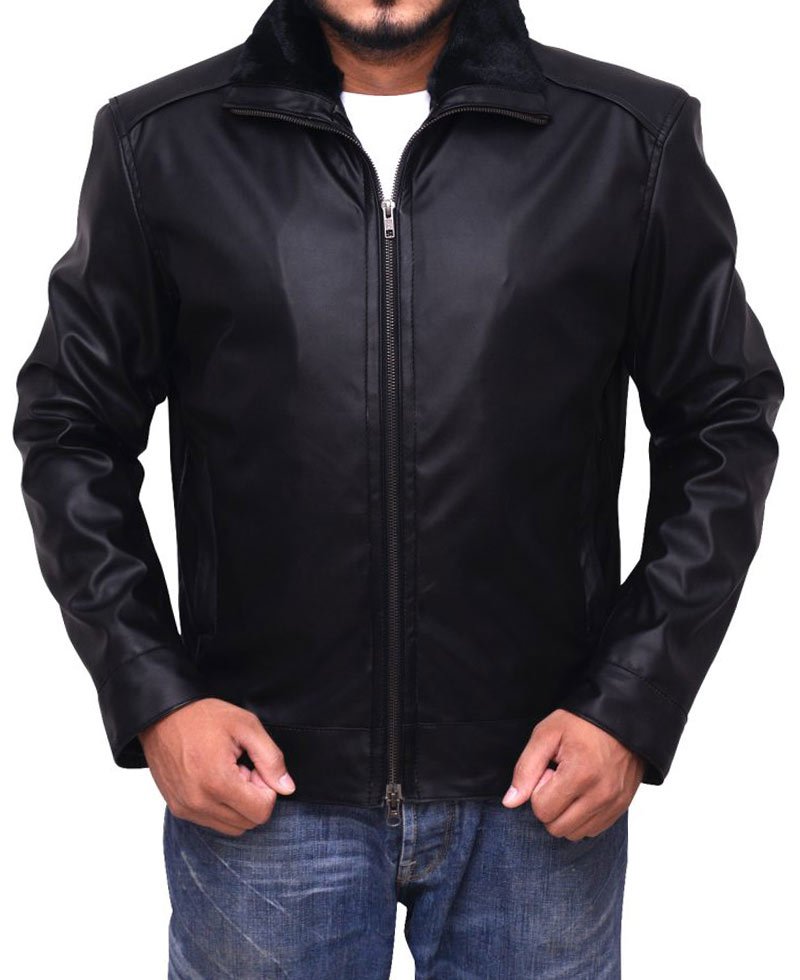 Dark Matter TV Series Derrick Moss Leather Jacket
