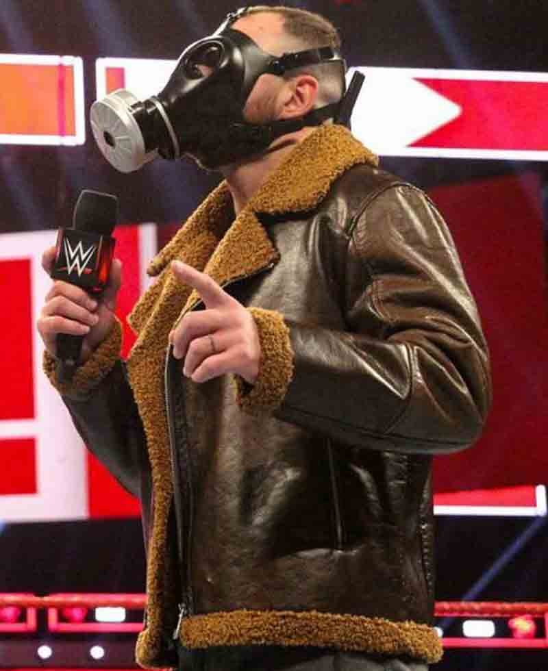 WWE Dean Ambrose Bomber Shearling Jacket