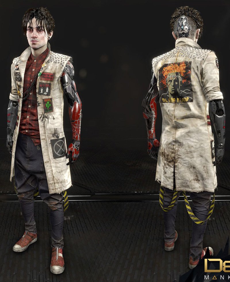 Deus Ex Mankind Divided Koller Leather Coat