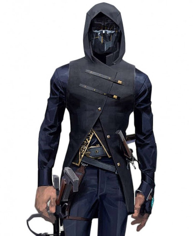 Dishonored 2 Game Corvo Attano Hooded Vest