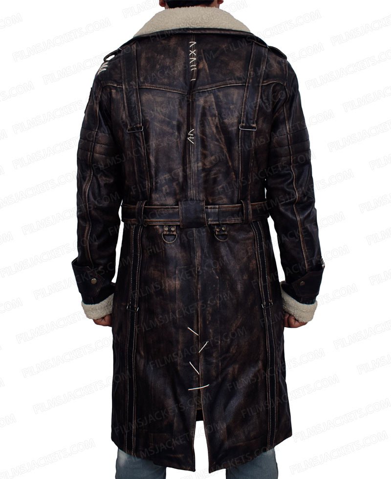 Fallout 4 Elder Maxson Battlecoat with Fur Collar