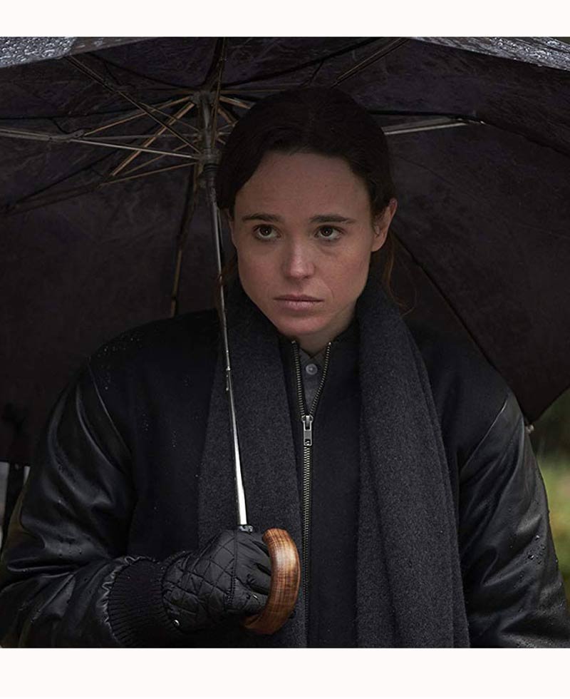 Ellen Page The Umbrella Academy Black Coat