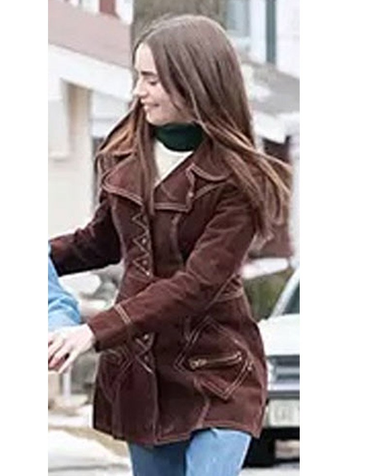 Extremely Wicked Lily Collins Coat