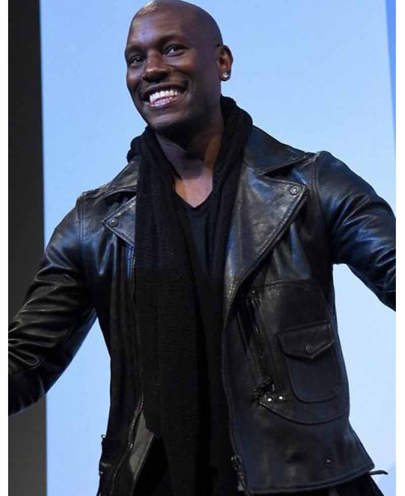 Fast 8 Premiere Tyrese Gibson Leather Jacket