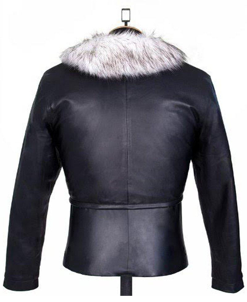 Final Fantasy 8 Squall Leonhart Fur Leather Jacket