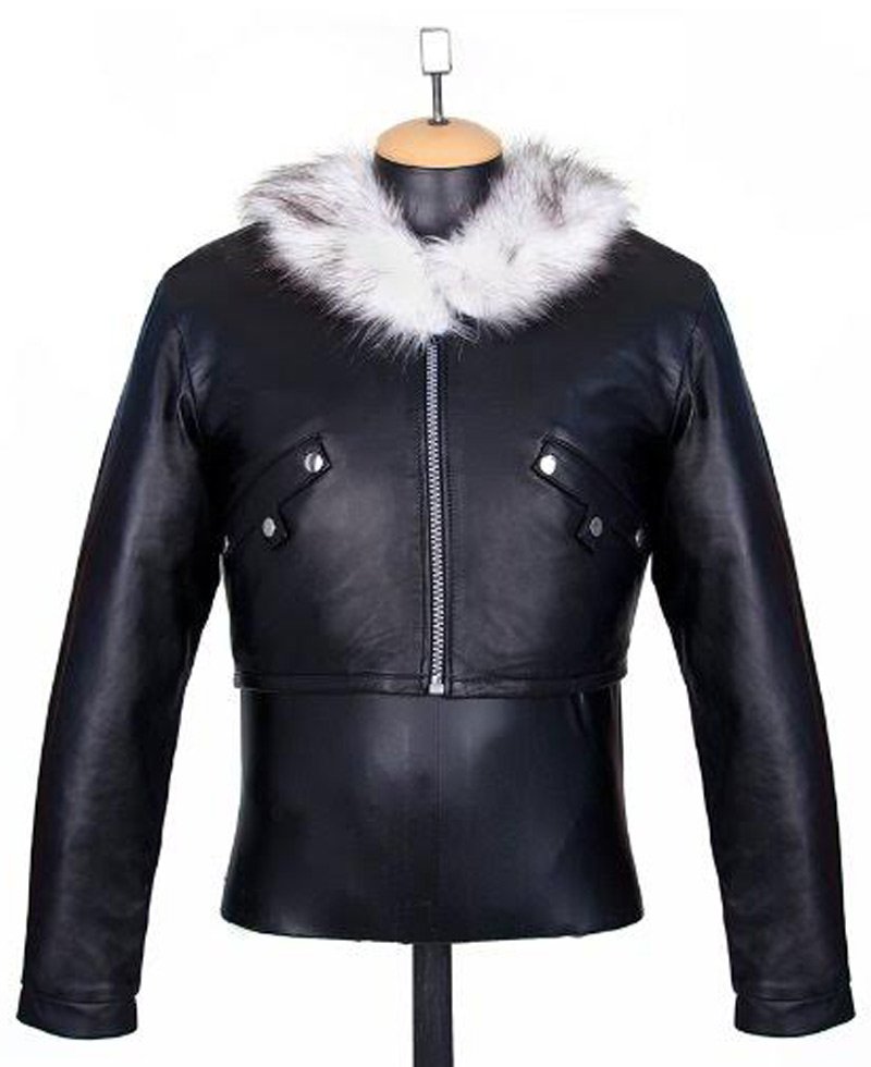 Final Fantasy 8 Squall Leonhart Fur Leather Jacket
