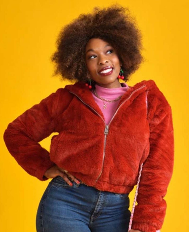 Dominique Moore Finding Alice Red Jacket