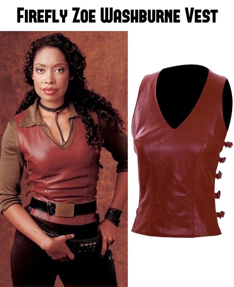 Firefly Zoe Washburne Leather Vest