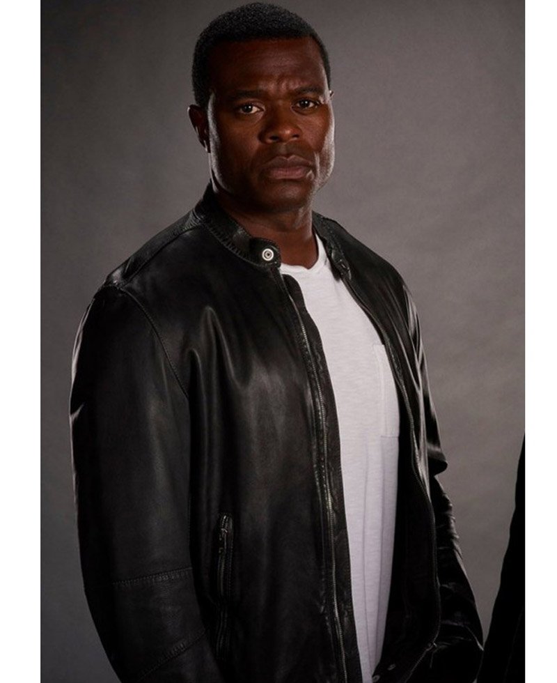 Lyriq Bent Mary Kills People TV Series Frank Leather Jacket