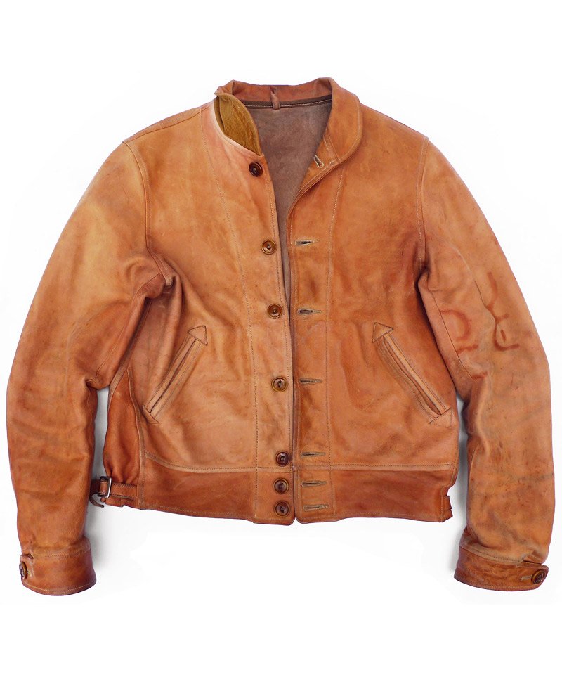 Freedom Campus Tan Brown Leather Jacket