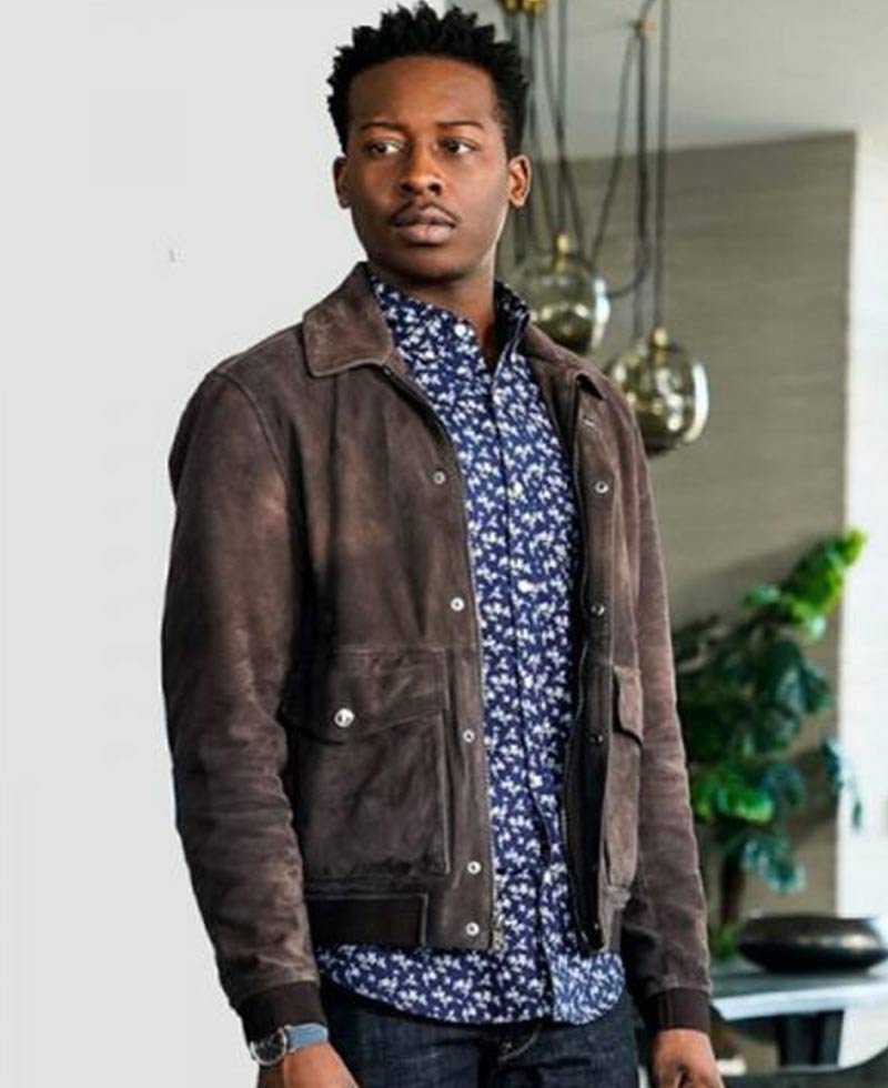 God Friended Me Brandon Micheal Hall Suede Jacket