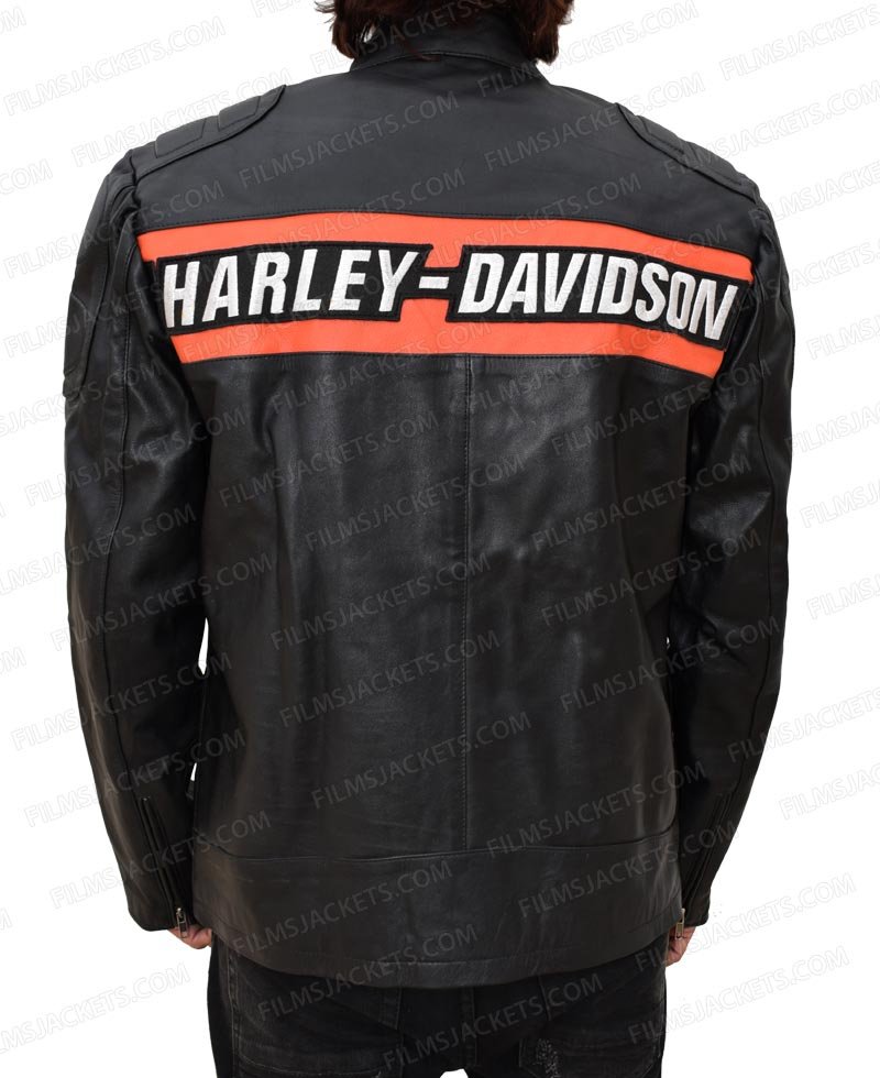 Biker Style Goldberg Harley Davidson Leather Jacket
