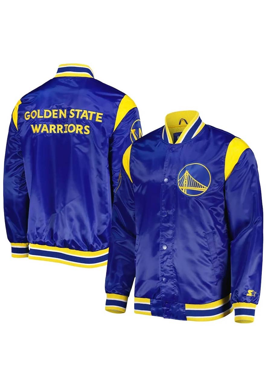 Golden State Warriors Force Play Varsity Jacket