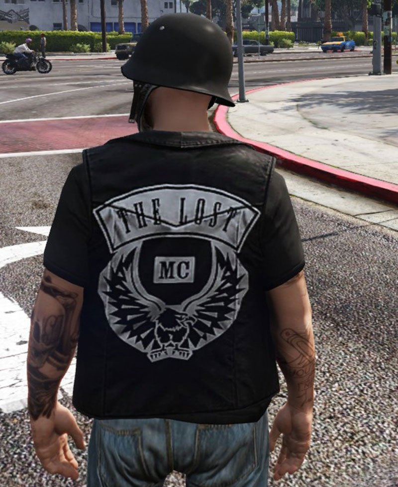 The Lost MC GTA 5 Biker Leather Vest