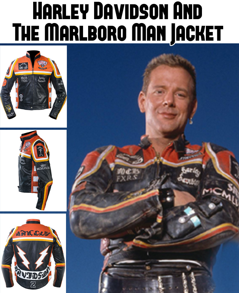 Harley Davidson and The Marlboro Man Leather Jacket