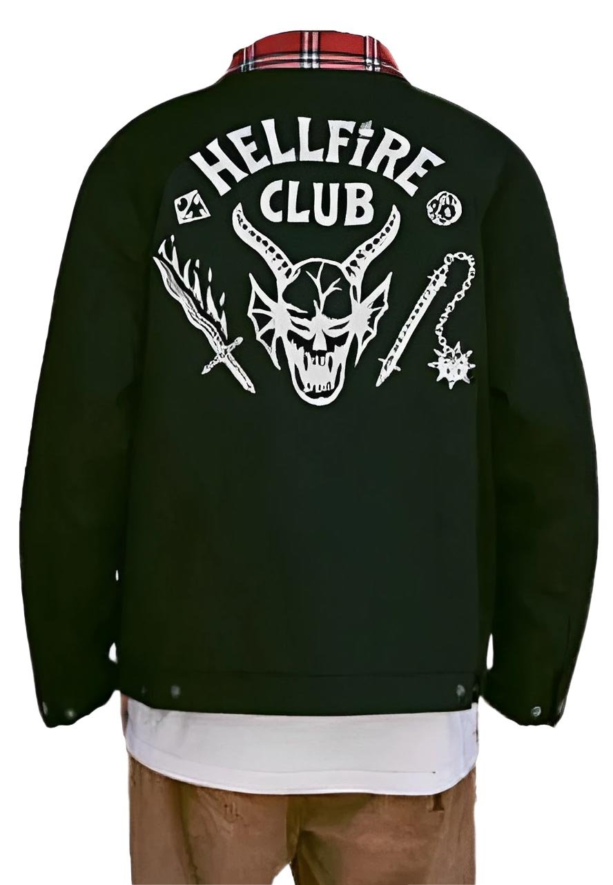Hellfire Club Plaid Collar Jacket