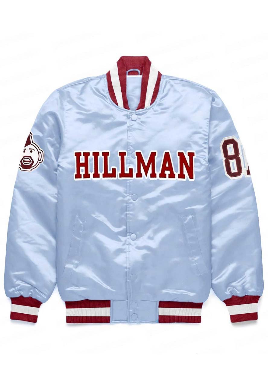 Hillman College Gray Varsity Jacket