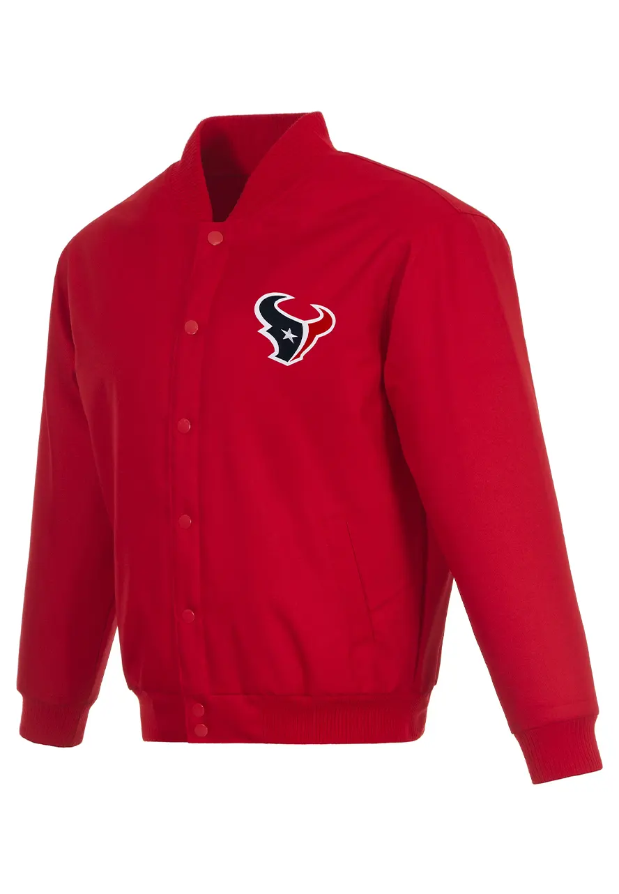 Houston Texans Poly Twill Varsity Jacket