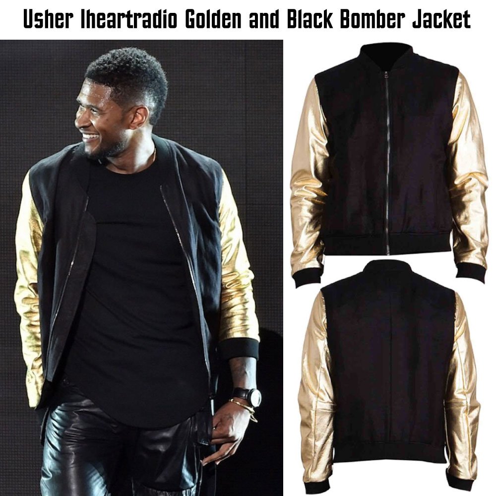 Iheartradio Music Awards Usher Bomber Jacket