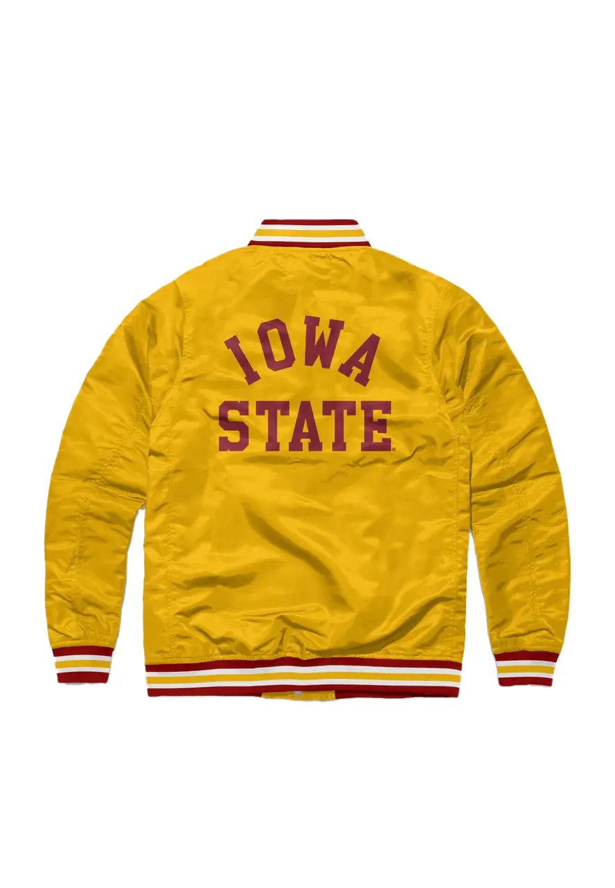 Iowa State Block I Yellow Varsity Jacket